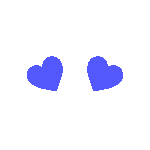 blueheartgif Discord emoji — free animated GIF download