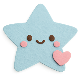 cute blue star Discord emoji — free static PNG download