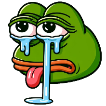 pepe drool Discord emoji — free static PNG download