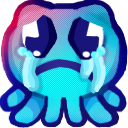crying octopus Discord emoji — free static PNG download