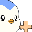 pengu jesus Discord emoji — free animated GIF download