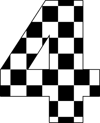 checkered four Discord emoji — free static PNG download