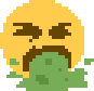 b face vomiting Discord emoji — free static PNG download