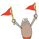 red flags Discord emoji - free download