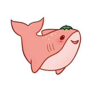 strawbshark Discord emoji — free static PNG download