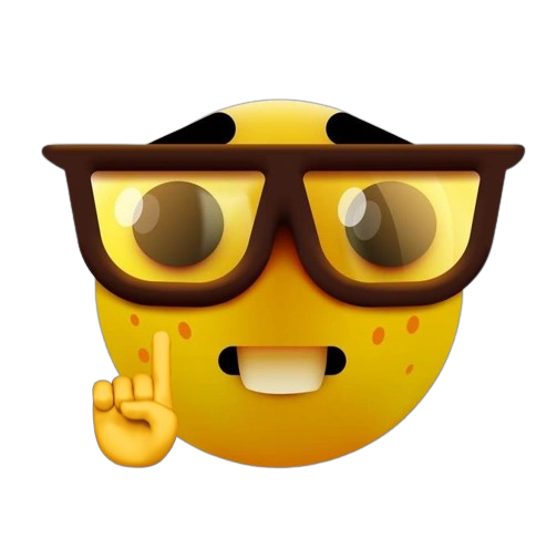nerd Discord emoji — free static PNG download