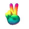 rainbowpeacesign Discord emoji — free animated GIF download