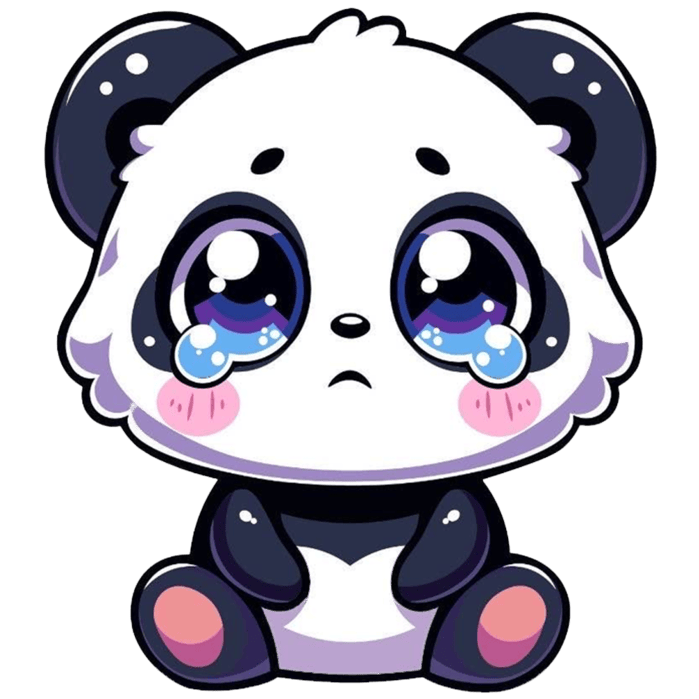 cutepandacry Discord emoji — free static PNG download