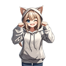 cuteanimecatgirl Discord emoji — free static PNG download