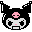 kuromi angry Discord emoji — free static PNG download