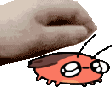 pet kawaii roach Discord emoji — free animated GIF download
