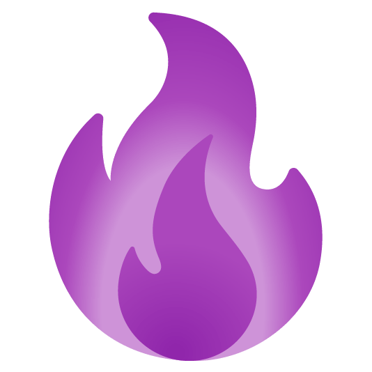 purple fire Discord emoji — free static PNG download