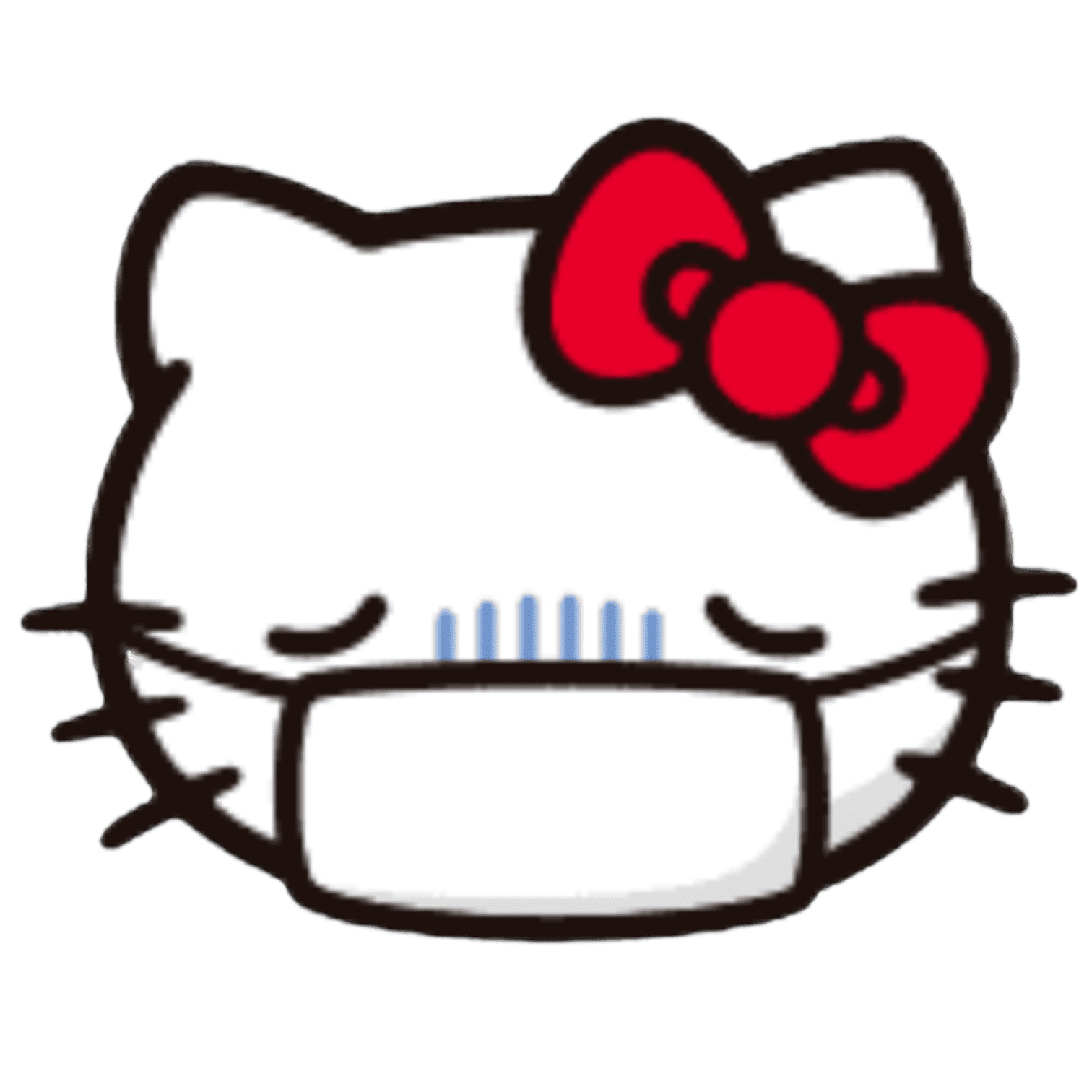 hellokitty sick Discord emoji — free static PNG download