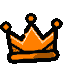 crown orange Discord emoji — free animated GIF download
