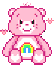 carebearpink Discord emoji — free animated GIF download