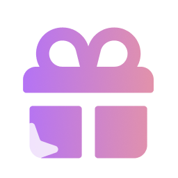 gift sparkles white Discord emoji — free static PNG download