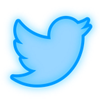 neon twitter bird Discord emoji — free static PNG download