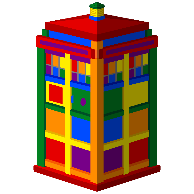 pridetardis Discord emoji — free static PNG download