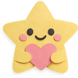 yellow cute star Discord emoji — free static PNG download