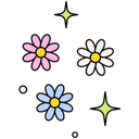 sparklyflowers Discord emoji — free static PNG download