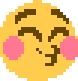 b kissing closed eyes Discord emoji — free static PNG download