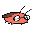 nodding kawaii roach Discord emoji — free animated GIF download