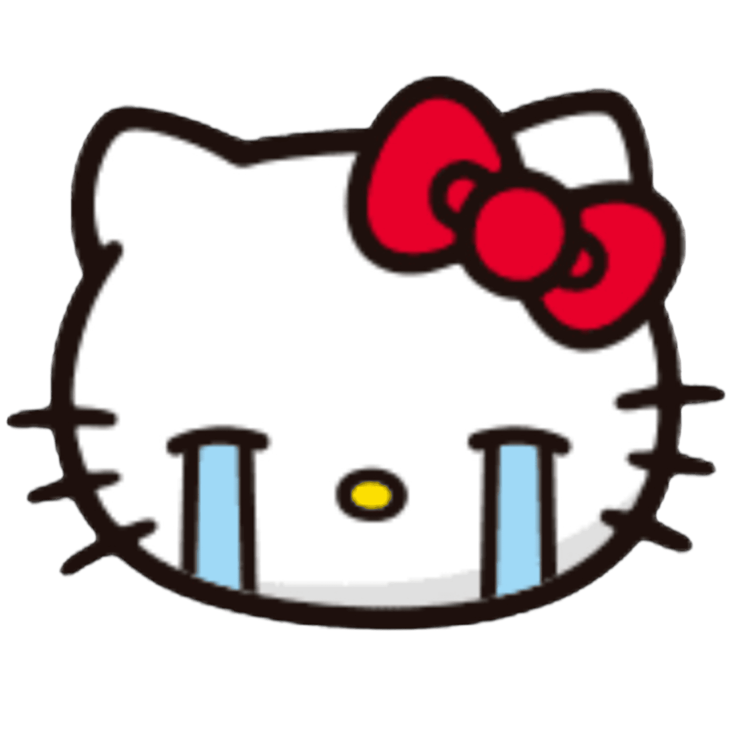 hellokitty cry sad Discord emoji — free static PNG download