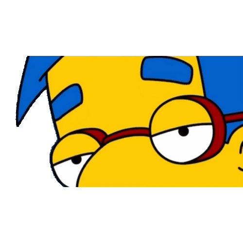 milhouse simpsons hey Discord emoji — free animated GIF download