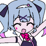 rabbit hole miku excited Discord emoji — free static PNG download