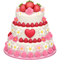 strawberryweddingcakex2 Discord emoji — free static PNG download