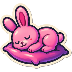 pinkbunnysleeping Discord emoji — free static PNG download