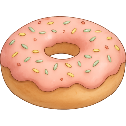 donut Discord emoji — free static PNG download