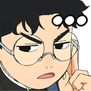 okarun annoyed Discord emoji — free static PNG download