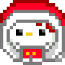 hellokittysantahat Discord emoji — free animated GIF download