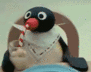 pingu drink Discord emoji — free animated GIF download
