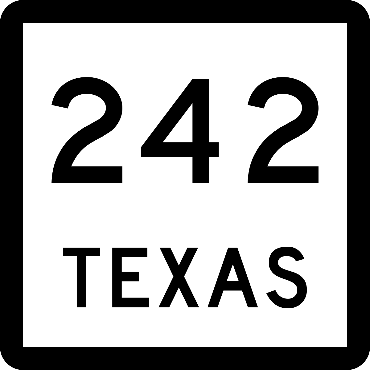 texas state highway 242 Discord emoji — free static PNG download