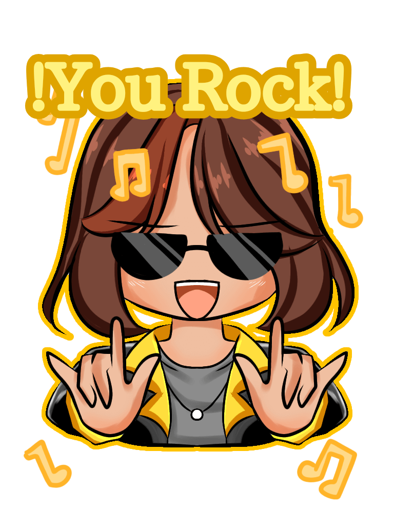 you rock Discord emoji — free static PNG download