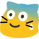blobcat sweat Discord emoji — free static PNG download