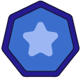 bluestaffbadge Discord emoji — free static PNG download