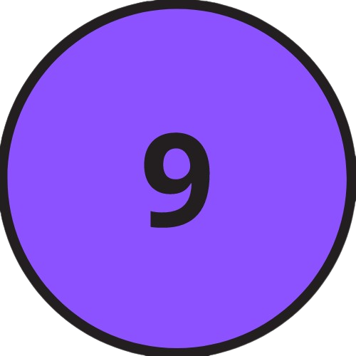 purple 9 Discord emoji — free static PNG download