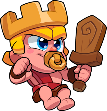 barbarianking baby portrait Discord emoji — free static PNG download