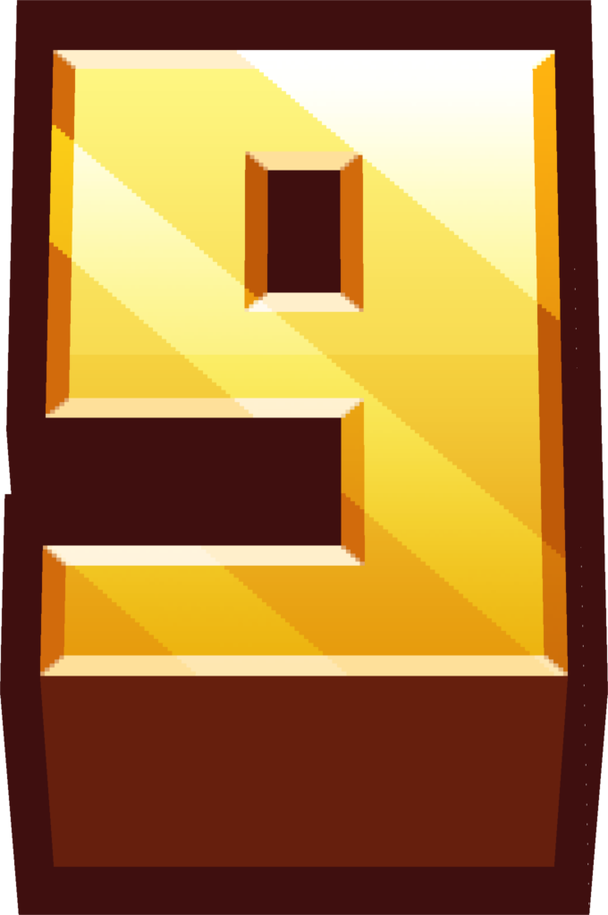 minecraft gold nine Discord emoji — free static PNG download