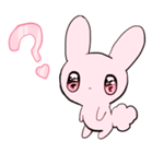pink bunny Discord emoji — free static PNG download
