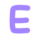 purple e Discord emoji — free static PNG download