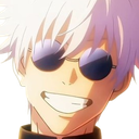 gojo grin Discord emoji — free static PNG download