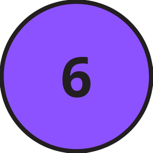 purple 6 Discord emoji — free static PNG download