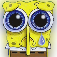 sad spongbob Discord emoji — free static PNG download