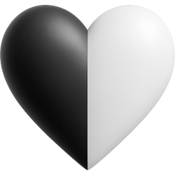 blackwhiteheart Discord emoji — free static PNG download