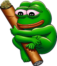 pepe blunt stoned Discord emoji — free static PNG download