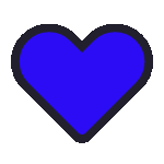 blueheartgif Discord emoji — free animated GIF download